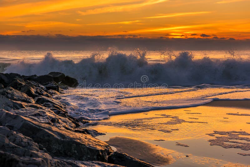 Catching the waves on New Jersey Shore