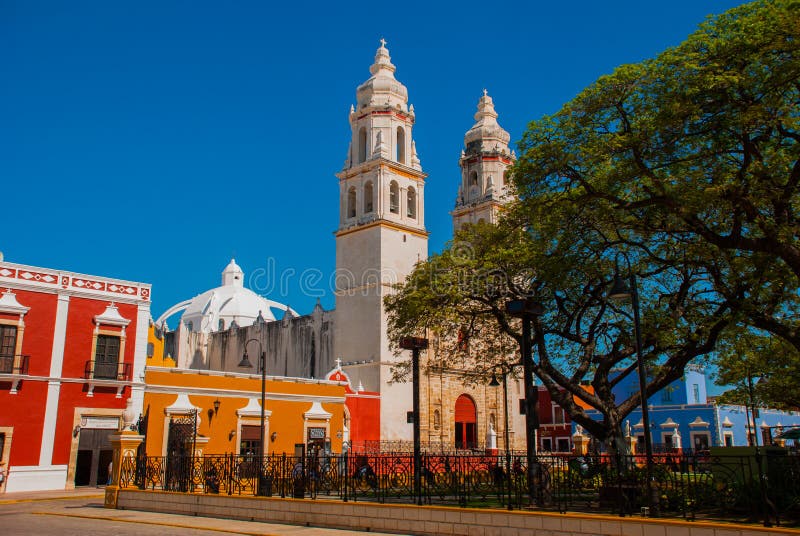 Catedral, Campeche, México: Plaza de la Independencia, en Campeche, ciudad vieja del ` s de México de San Francisco de Campeche