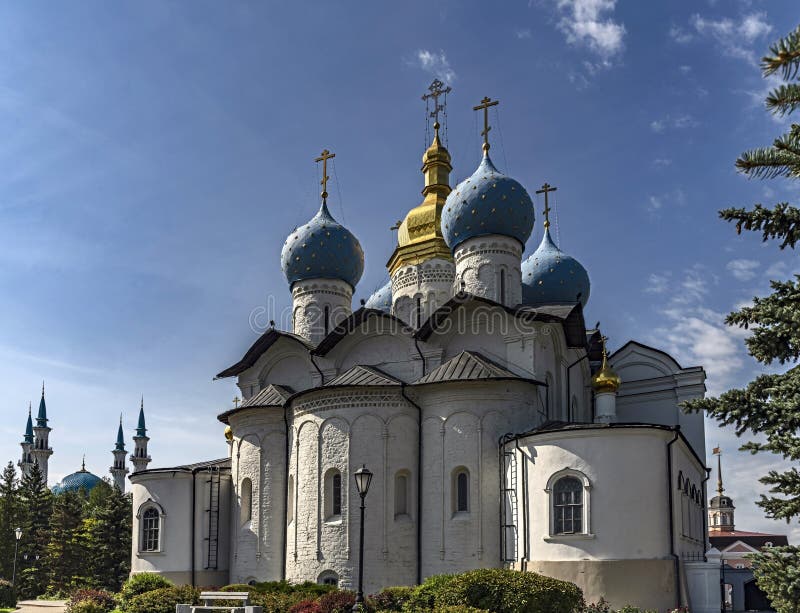 Annunciation cathedral, years of construction 1555�1562. Kremlin in Kazan, Russia. Annunciation cathedral, years of construction 1555�1562. Kremlin in Kazan, Russia