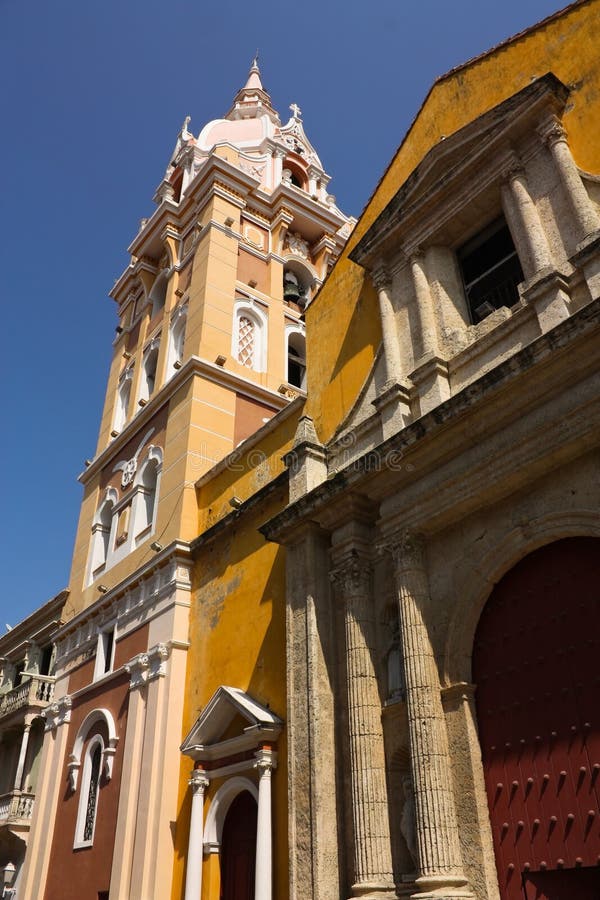 Catedral de Cartagena de Indias fotografia de stock royalty free Catedral de Cartagena de Indias fotografia de stock royalty free