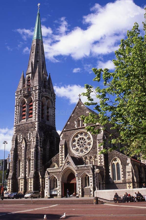 Catedral de Christchurch imagenes de archivo Catedral de Christchurch imagenes de archivo