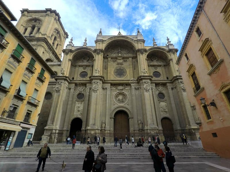 Catedral de Granada, España imágenes de archivo libres de regalías Catedral de Granada, España imágenes de archivo libres de regalías