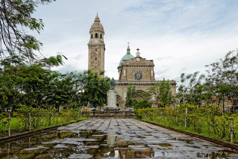 A catedral de Manila, Filipinas