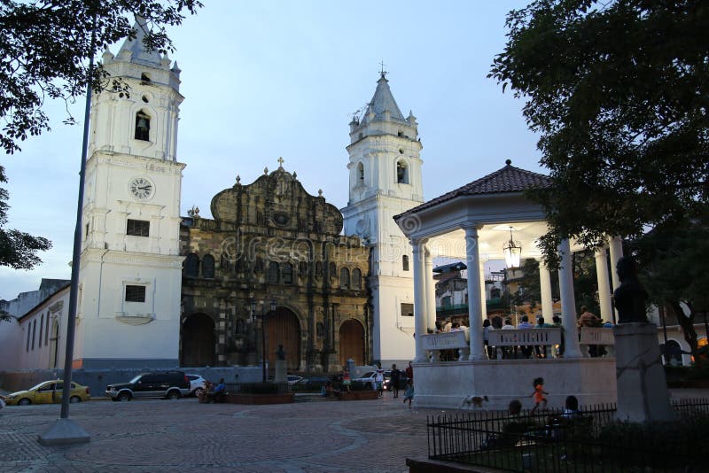 Cathedral, Panama City royalty free stock photography Cathedral, Panama City royalty free stock photography