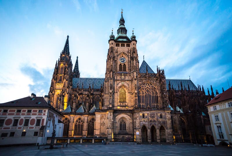 Catedral de Praga fotografía de archivo libre de regalías Catedral de Praga fotografía de archivo libre de regalías