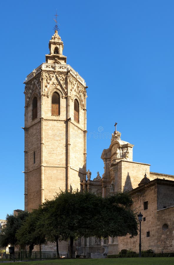 Catedral de Valencia imagen de archivo