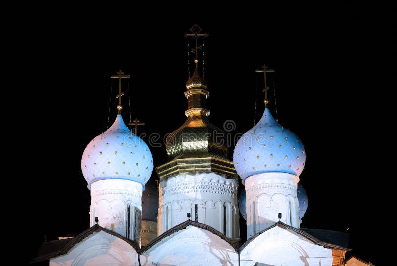 Catedral do aviso no Kazan Kremlin fotografia de stock royalty free Catedral do aviso no Kazan Kremlin fotografia de stock royalty free