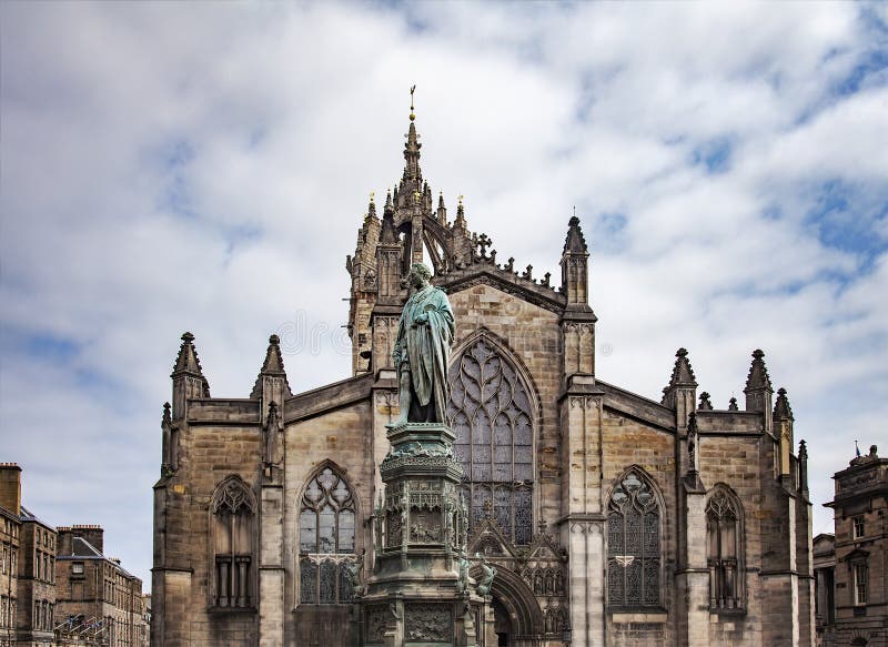 Catedral Edimburgo de St Giles imagen de archivo Catedral Edimburgo de St Giles imagen de archivo