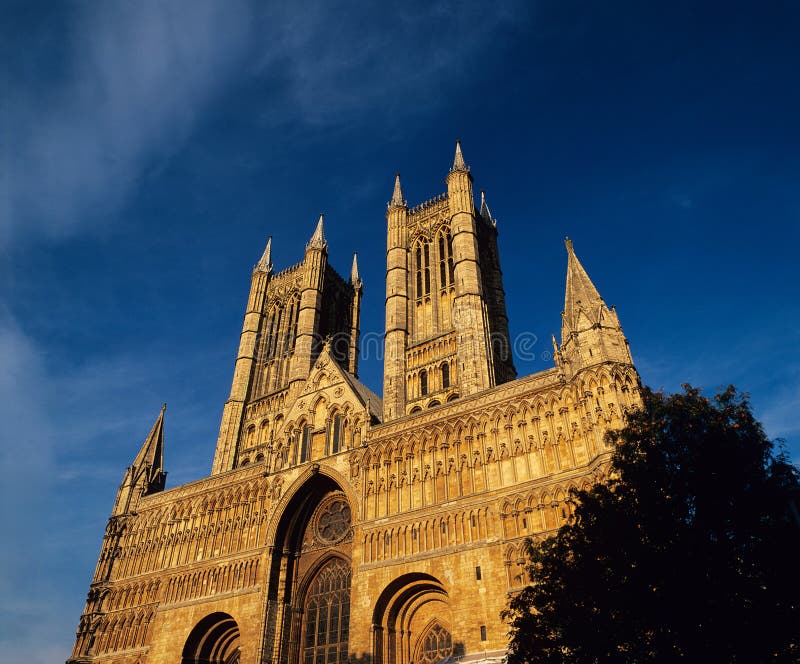 Catedral Inglaterra de Lincoln. imágenes de archivo libres de regalías Catedral Inglaterra de Lincoln. imágenes de archivo libres de regalías