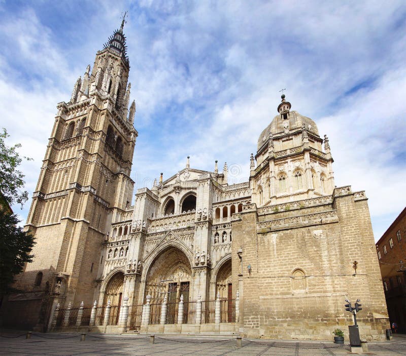 Catedral Santa María De Toledo Imagen de archivo Imagen de monumento