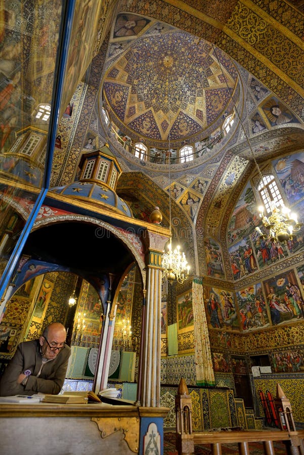 Catedral vieja de Vank del armenio, Irán imagenes de archivo Catedral vieja de Vank del armenio, Irán imagenes de archivo