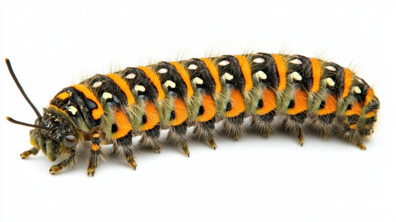 A cater butterfly cater is on a white surface royalty free illustration