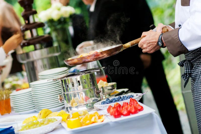chef is cooking fruit stock photography chef is cooking fruit stock photography