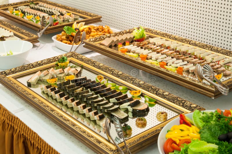 Catering food stock image. Image of meat, lunch, food 3003715