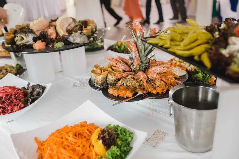 Catering food for wedding stock photo. Image of fruit 94094396