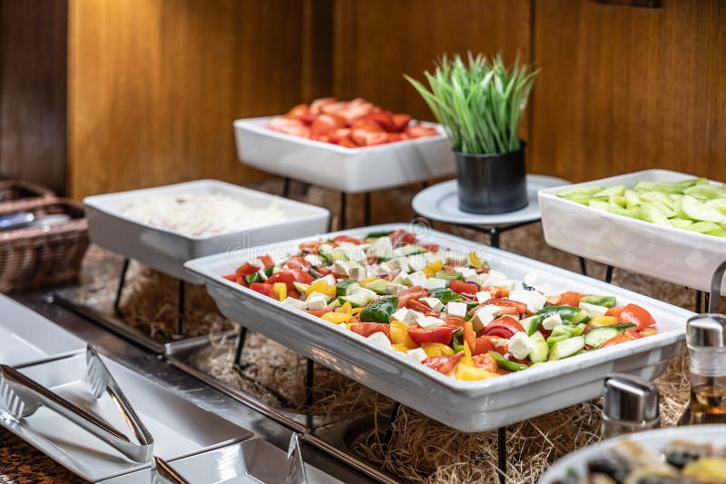 Catering Meals Prepared for Guests at a Wedding or Hotel Dinner