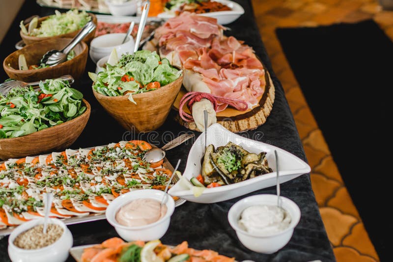 Catering restaurant buffet events stock photo Catering restaurant buffet events stock photo