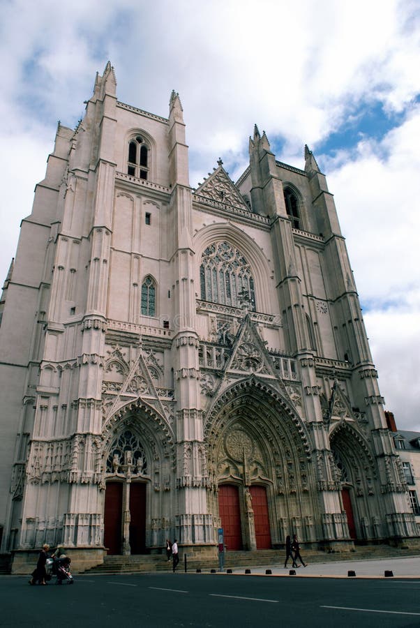  Cathédrale de Nantes en Loire Atlantique photo libre de droits