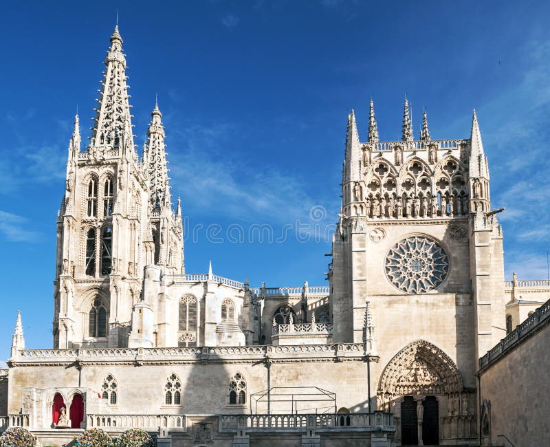 Cathedral of Burgos royalty free stock photos Cathedral of Burgos royalty free stock photos