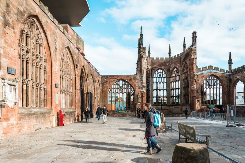 Cathedral Church of St Michael in Coventry, England royalty free stock image Cathedral Church of St Michael in Coventry, England royalty free stock image