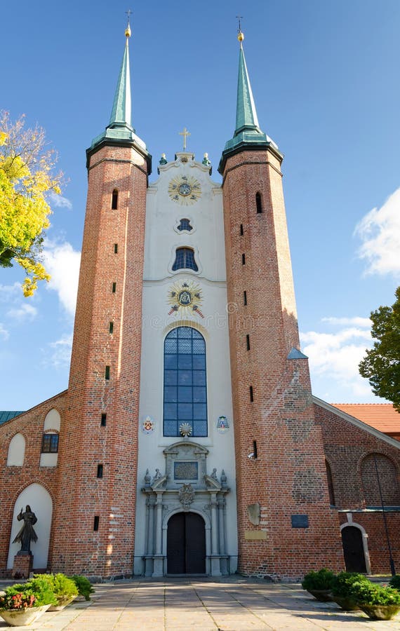 Cathedral in Gdansk - Oliwa stock photos