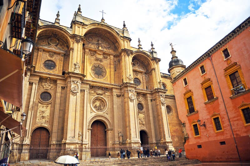 The Cathedral of Granada, Andalusia, Spain royalty free stock photography The Cathedral of Granada, Andalusia, Spain royalty free stock photography