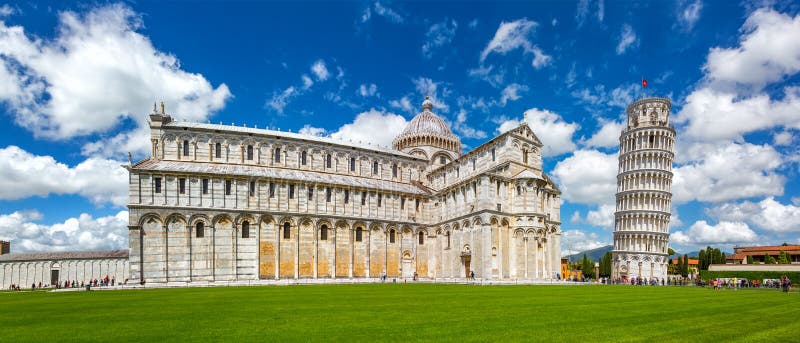 Cathedral and the Leaning Tower in Pisa