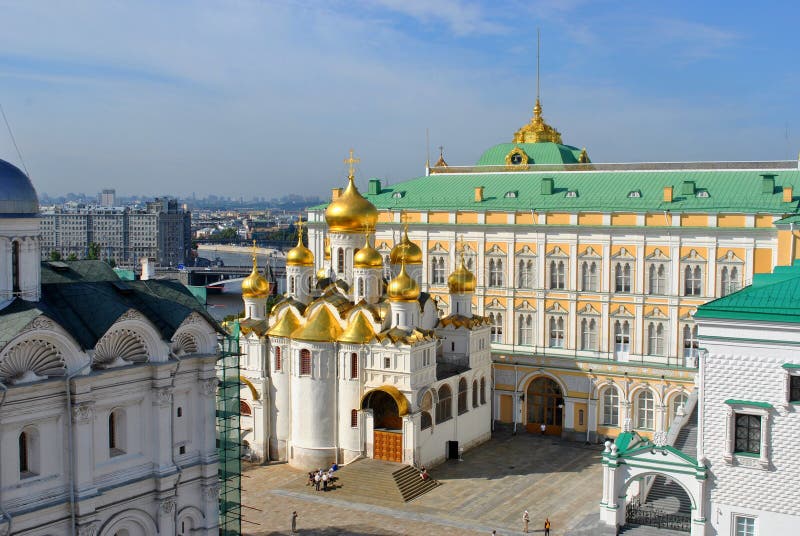 Katedrála Moskevského Kremlu.