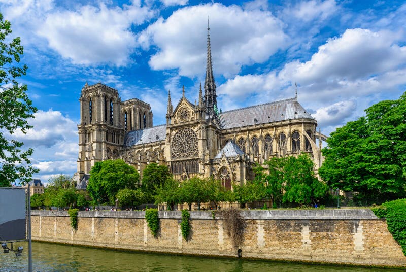 Cathedral Notre Dame de Paris in Paris, France.