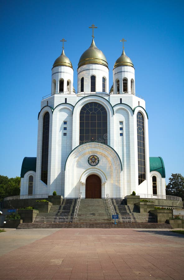 Cathedral orthodox church in Kaliningrad