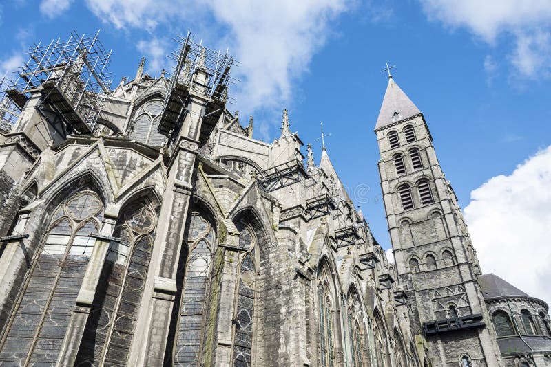 Cathedral of Our Lady of Tournai in Belgium