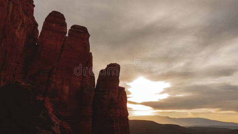 Cathedral Rock, Sedona, Sunset Time Lapse