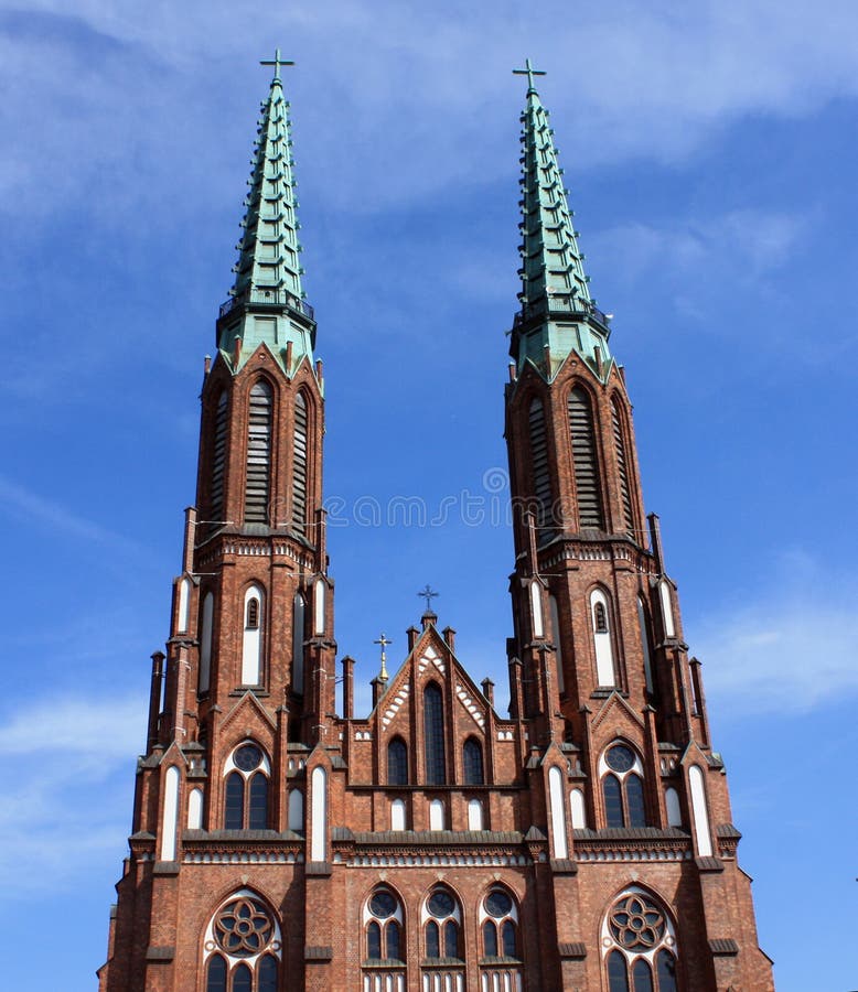 cathedral of saint florian in Warsaw
