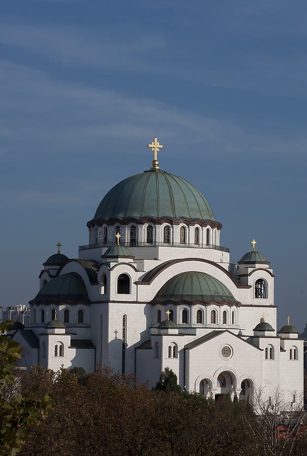 Cathedral of Saint Sava stock image Cathedral of Saint Sava stock image