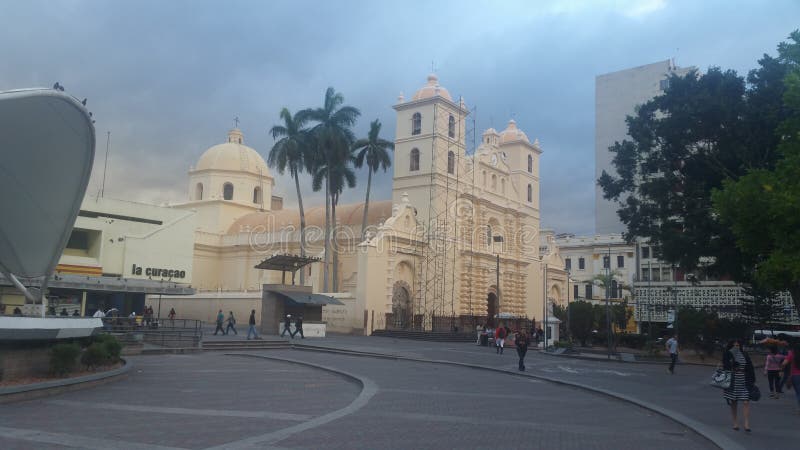 Cathedral of Tegucigalpa, Honduras CA royalty free stock photo Cathedral of Tegucigalpa, Honduras CA royalty free stock photo