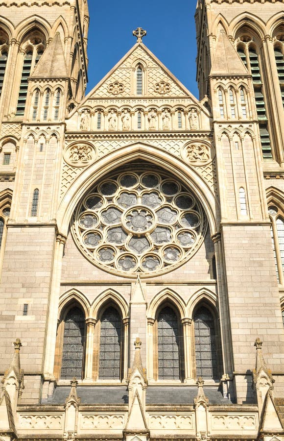 Cathedral in Truro, Cornwall, England royalty free stock photo