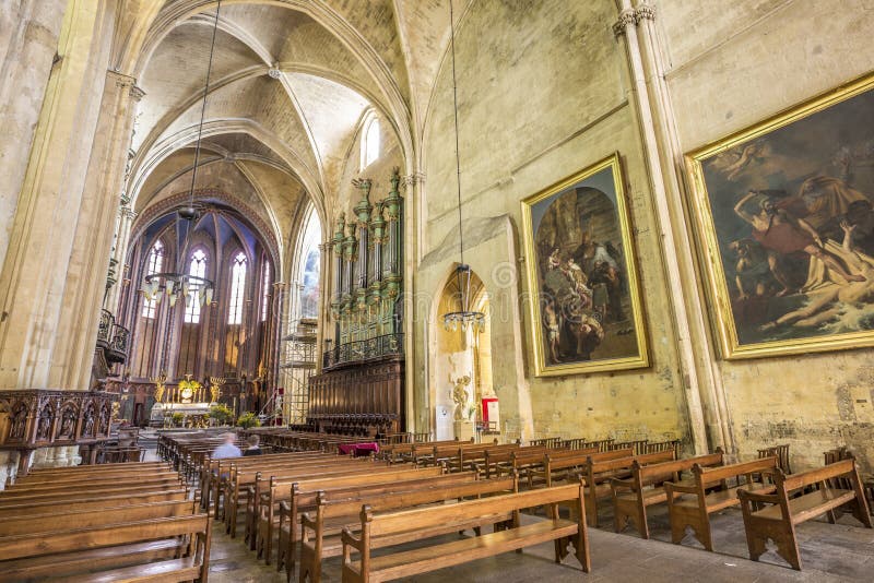 Cathedrale Sainte Sauveur in Aix-en-Provence, France