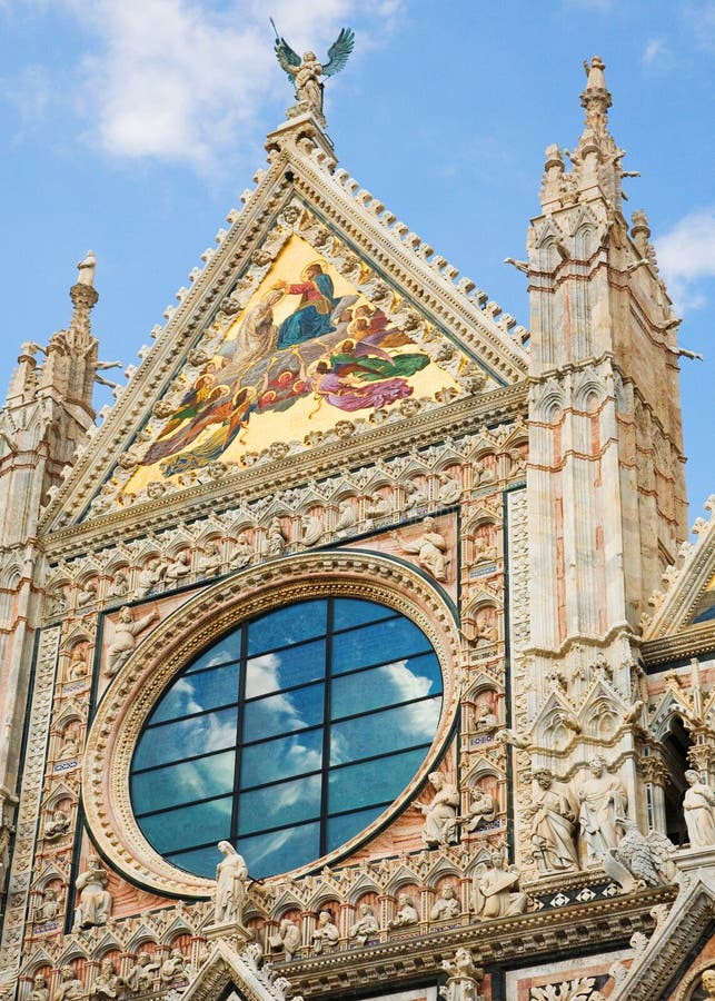 The Catherdral in Siena, Italy