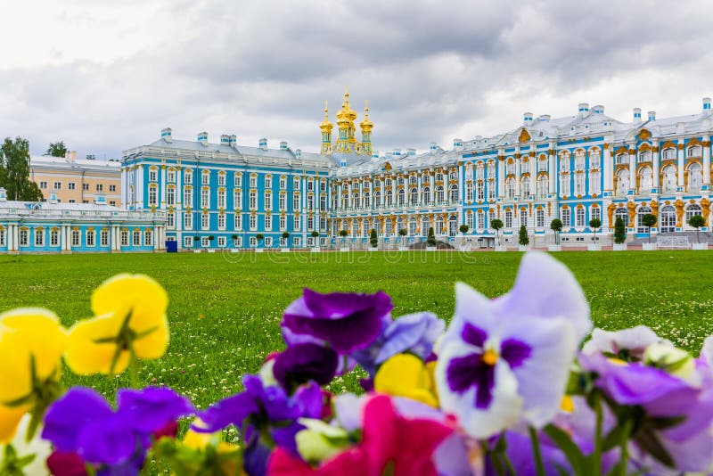 Catherine Palace dans Tsarskoye Selo photos stock Catherine Palace dans Tsarskoye Selo photos stock