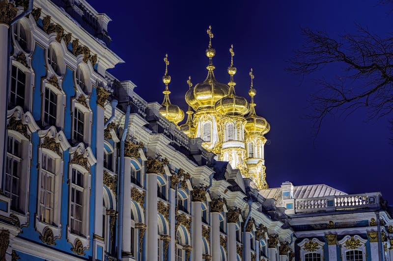 Catherine Palace in Pushkin stock photos Catherine Palace in Pushkin stock photos