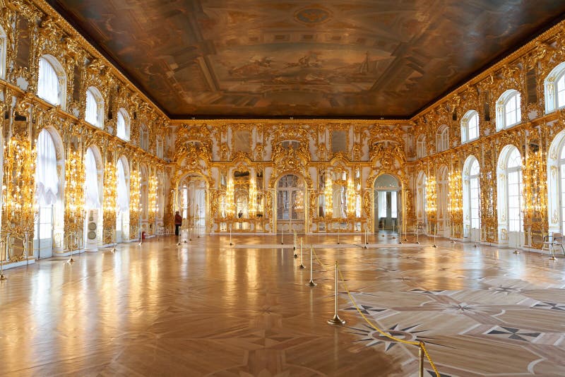 Catherine Palace in stock photography