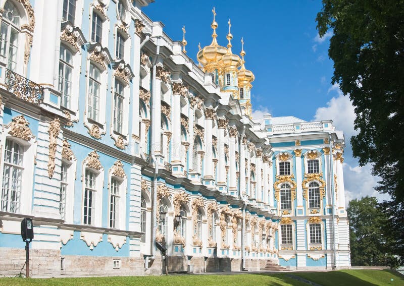 The Catherine Palace, Town Tsarskoye Selo, Russia