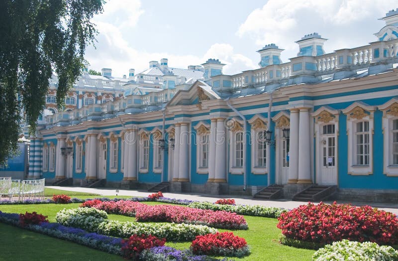 The Catherine Palace, Town Tsarskoye Selo, Russia