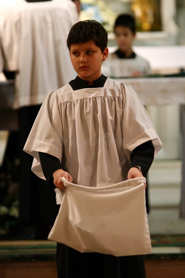 Catholic Altar Boy stock image. Image of altar, torch 4702413