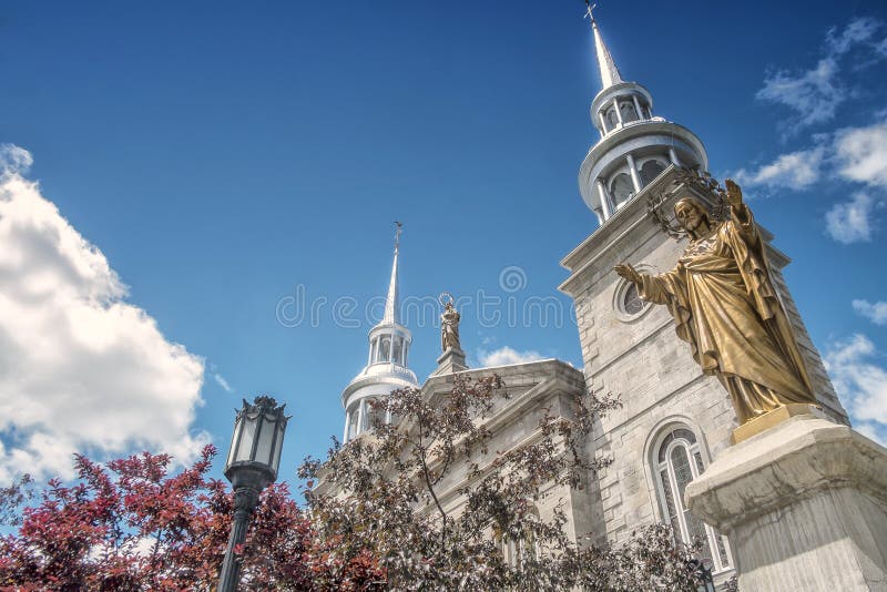 Catholic Church steeple of Laval