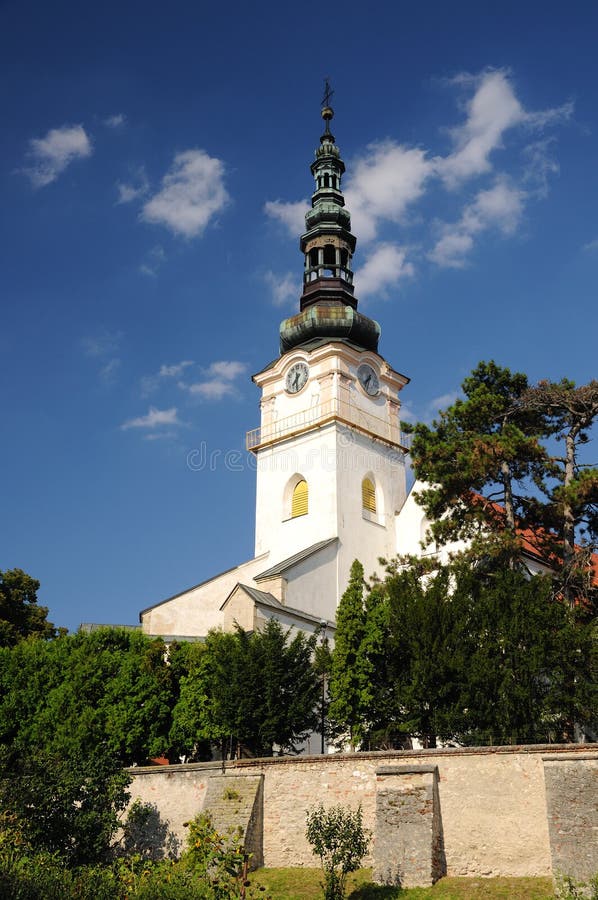 Katolícky kostol v meste Nové mesto nad Váhom