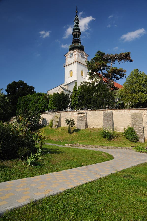 Catholic church in the town Nove mesto nad Vahom