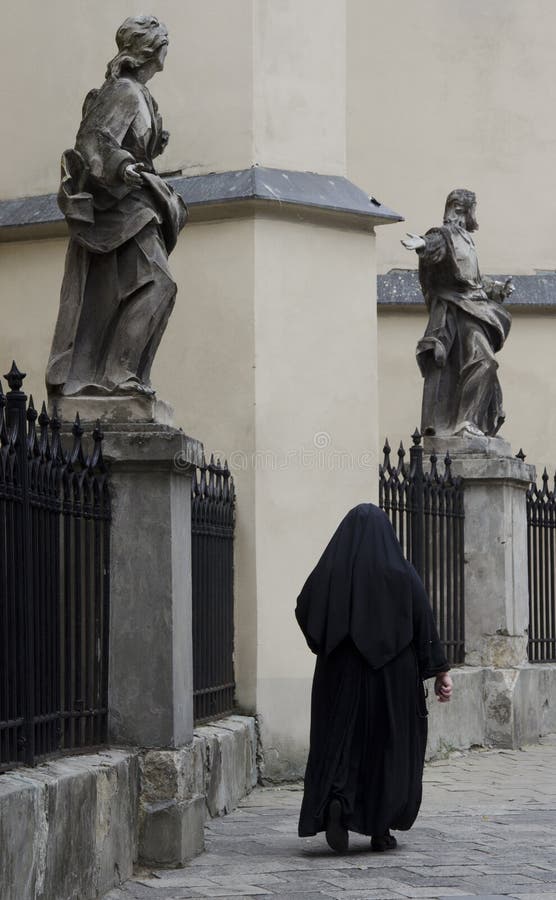 Catholic nun stock image. Image of catholicism, christian 66425689