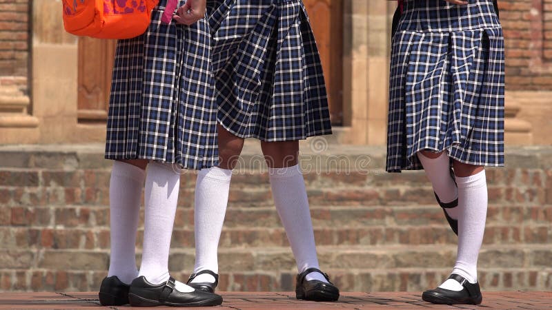 Catholic School Girls stock images