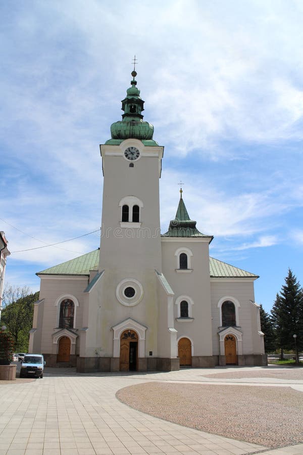 Catholic St. AndrewÂ´s Church in Ruzomberok, Slovakia Editorial Photo ...